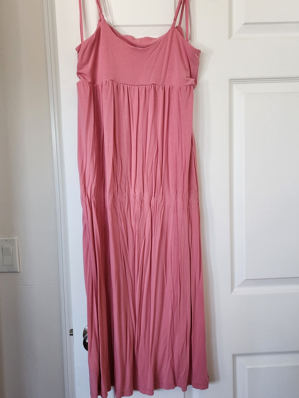 Old Navy Pink Spaghetti Strap Dress - Picture 2 of 8